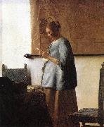 Jan Vermeer Woman in Blue Reading a Letter oil painting picture wholesale